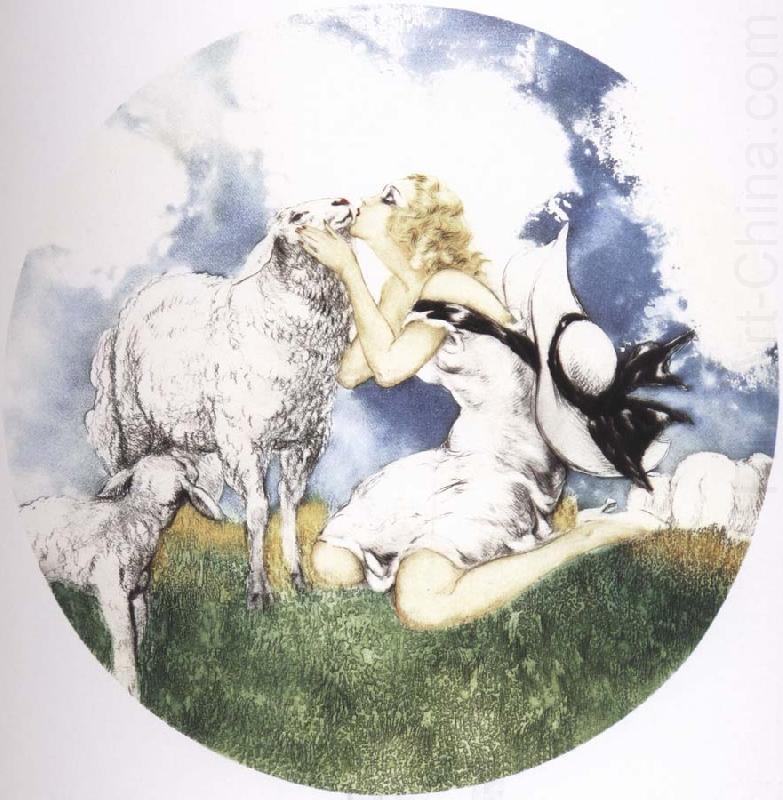 Louis Lcart Like sheep china oil painting image